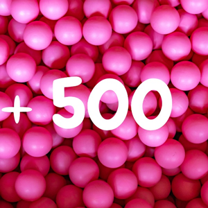 Extra ballenbak ballen + 500 stuks
