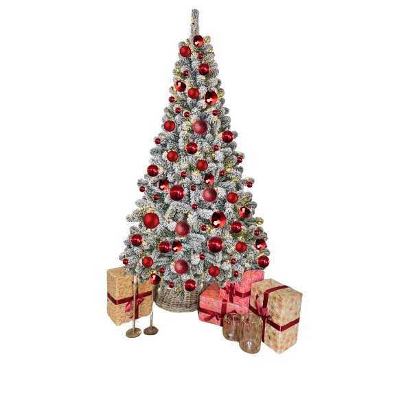 Kerstboom Snow Red (215 cm)